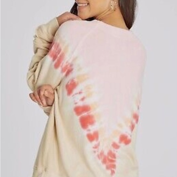 NWT WILDFOX GRAPEFRUIT SOMMERS INTENTIONALLY DISTRESSED SWEATSHIRT SZ SMALL - Picture 12 of 14